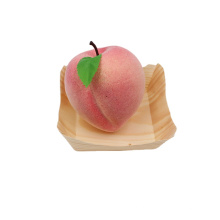 Square wooden mousse cup pudding disposable tableware yogurt mousse cake dessert cup for party
